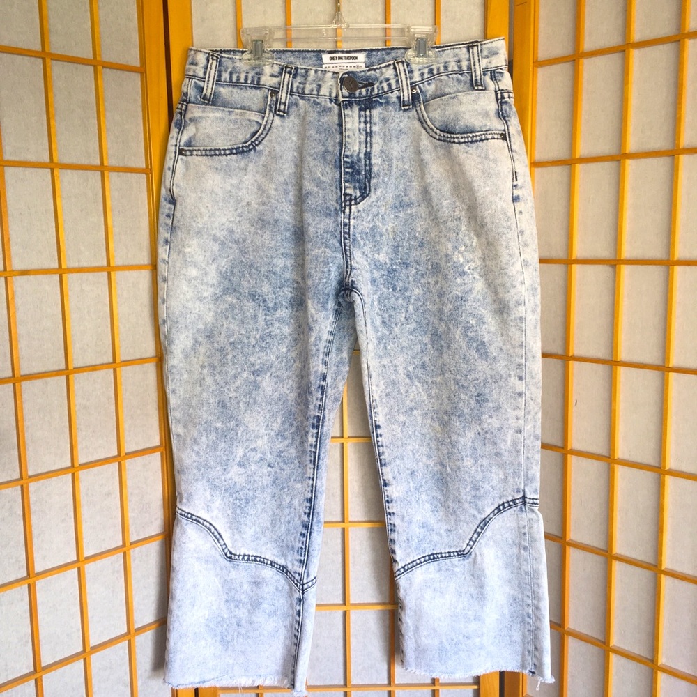 One Teaspoon Acid Wash Jeans